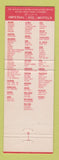 Matchbook Cover - Imperial 400 Motel Las Vegas NV