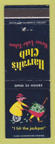 Matchbook Cover - Harrah's Club Casino Reno Lake Tahoe NV