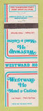 Matchbook Cover - Westward Ho Motel Casino Las Vegas NV Palm Springs CA
