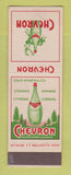 Matchbook Cover - Chevron Mineral Water Drink Belgium SAMPLE