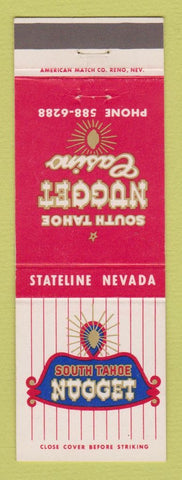 Matchbook Cover - South Tahoe Nugget Casino Stateline NV