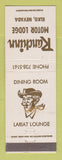 Matchbook Cover - Ranchinn Motor Lodge Elko NV WEAR
