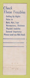 Matchbook Cover - Excelsior Institute for Men Past 40 Excelsior Springs MO