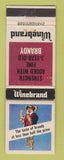 Matchbook Cover - Winebrand Brandy Liquor South Africa WEAR
