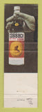 Matchbook Cover - Cossack Vodka Liquor South Africa WEAR