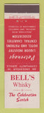 Matchbook Cover - Bell's Whiskey Australia