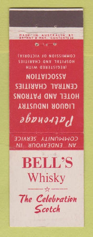 Matchbook Cover - Bell's Whiskey Australia