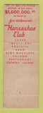 Matchbook Cover - Joe Brown's Horseshoe Club Casino Las Vegas NV