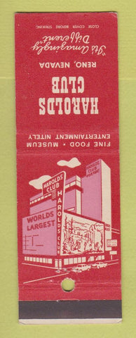 Matchbook Cover - Harolds Club Casino Reno NV