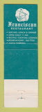 Matchbook Cover - Franciscan Restaurant San Francisco CA