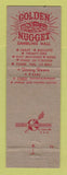 Matchbook Cover - Golden Nugget Casino Las Vegas NV WEAR