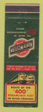 Matchbook Cover - Northwestern Railroad Route of the 400 Steamliner Fleet