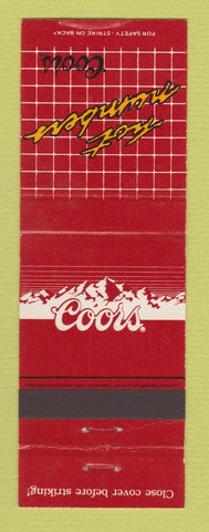 Matchbook Cover - Coors Beer Hot Numbers