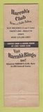 Matchbook Cover - Harrah's Club Casino Reno Lake Tahoe NV