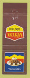 Matchbook Cover - Veron Vermicelles Pasta Switzerland