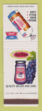 Matchbook Cover - Our Pride Bread Sun Ripe Grape Jelly