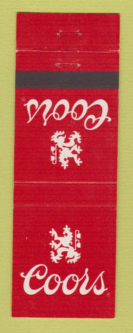 Matchbook Cover - Coors Beer