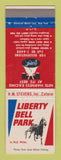 Matchbook Cover - Liberty Bell Park Horse Racing Philadelphia PA