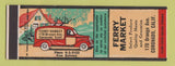 Matchbook Cover - Ferry Market Coronado CA delivery truck