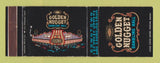 Matchbook Cover - Golden Nugget Casino Las Vegas NV
