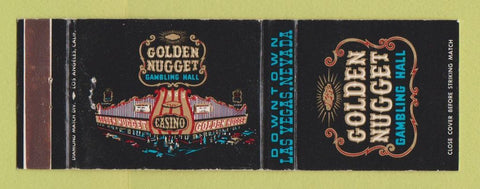 Matchbook Cover - Golden Nugget Casino Las Vegas NV