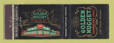 Matchbook Cover - Golden Nugget Casino Las Vegas NV feature