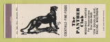 Matchbook Cover - The Panther Club Racine WI