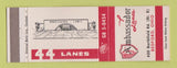 Matchbook Cover - Ambassador Lanes Bowling Bedford OH billiards