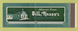 Matchbook Cover - Bill Knapp's Flint Jackson Lansing Saginaw MI