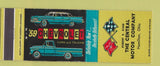 Matchbook Cover - 1959 Chevrolet Central Motors Hamilton OH