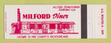 Matchbook Cover - Milford Diner Milford PA Full Length