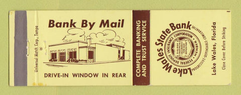 Matchbook Cover - Lake Wales State Bank Lake Wales FL