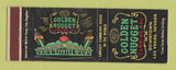 Matchbook Cover - Golden Nugget Casino Las Vegas NV