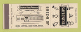 Matchbook Cover - Gagnier Fibre Products Pak Park MI Trim Clips