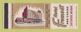 Matchbook Cover - Hotel Fremont Casino Las Vegas NV