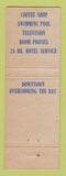 Matchbook Cover - Sand and Sea Resort Hotel Corpus Christi TX