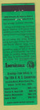 Matchbook Cover - RMS Convention Miami Beach FL 1959 Perkins Americana GREEN