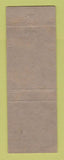 Matchbook Cover - Swan Quarter Hotel NC Perkins Americana GREEN