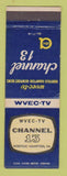 Matchbook Cover - WVEC TV Channel 13 Norfolk Hampton VA McHale's Men Show
