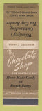 Matchbook Cover - The Chocolate Shop Winnipeg MB