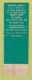 Matchbook Cover - Hotel Claremont Berkeley CA WORN