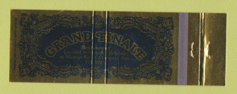 Matchbook Cover - Grand Finale Restaurant Glendale OH