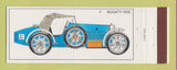 Matchbook Cover - Antique Cars 1926 Bugatti