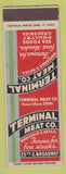 Matchbook Cover - Terminal Meat Company Kansas City MO SAMPLE