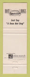 Matchbook Cover - Dam Snackateria Boulder City NV Coca Cola Soda