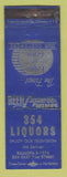 Matchbook Cover - 354 Liquors Chicago? IL WORN