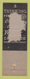 Matchbook Cover - Yellow Cab Taxi WORN BACK