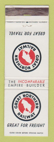 Matchbook Cover - Great Northern Railroad Empire Builder