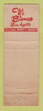Matchbook Cover - Club El Bianco Italian Chicago IL WEAR