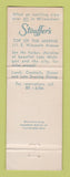 Matchbook Cover - Top of the Marine Milwaukee WI Marine Plaza